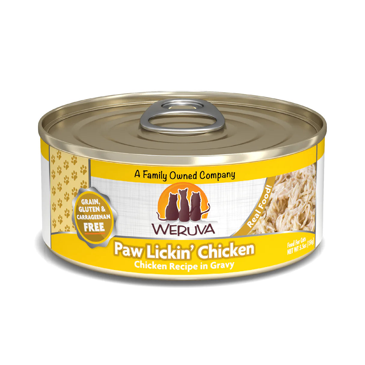 Weruva Classic Cat - Poulet à lécher les pattes avec recette de poulet en sauce (boîte de 3,0 oz)