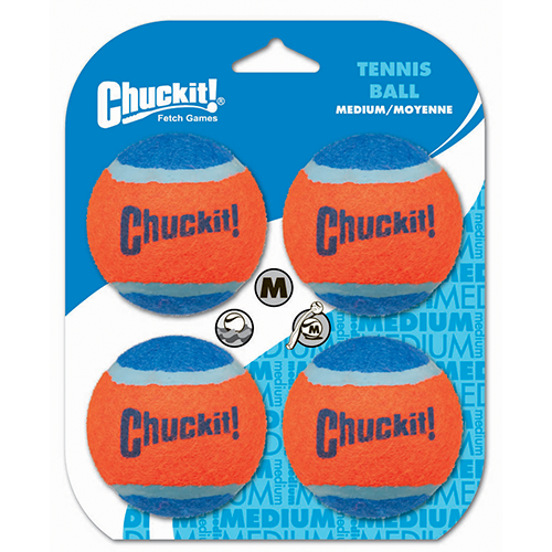 ChuckIt! - Tennis Ball Medium (4 Pack)