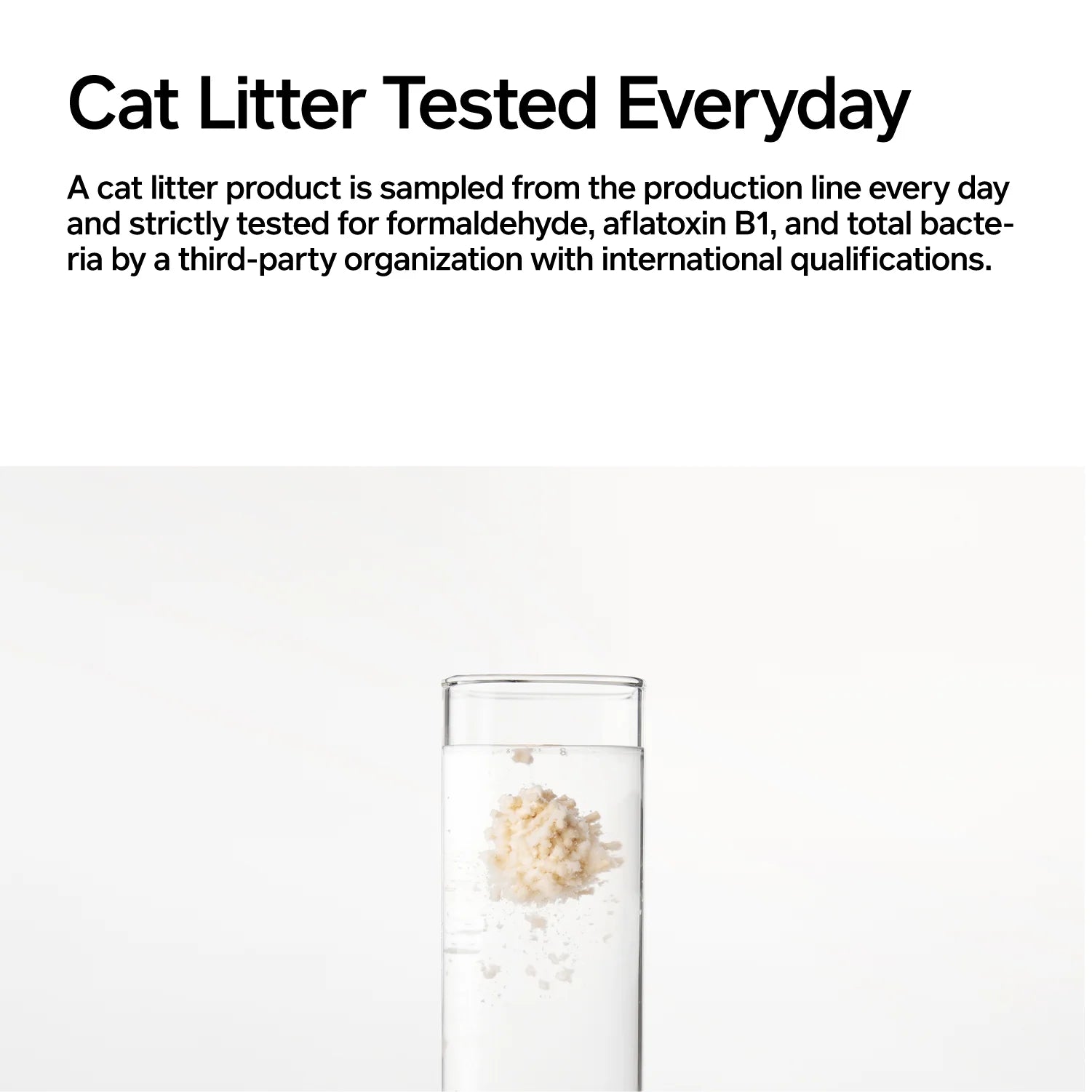 Pidan Cat Litter Tofu Mix | 70% 2mm mix 30% 1.5mm Original Tofu Cat Litter | 2.4 kg per bag (Pure Tofu) |