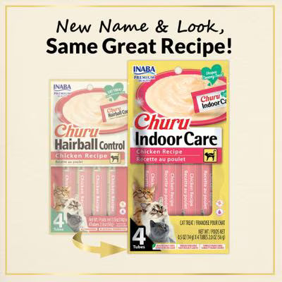 Inaba Cat Churu Hairball Control Indoor Care Chicken Recipe