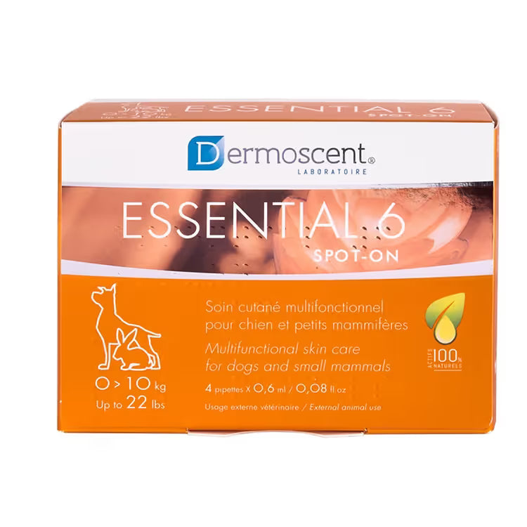 Dermoscent Essential 6 spot-on for Dogs, 4 tubes
