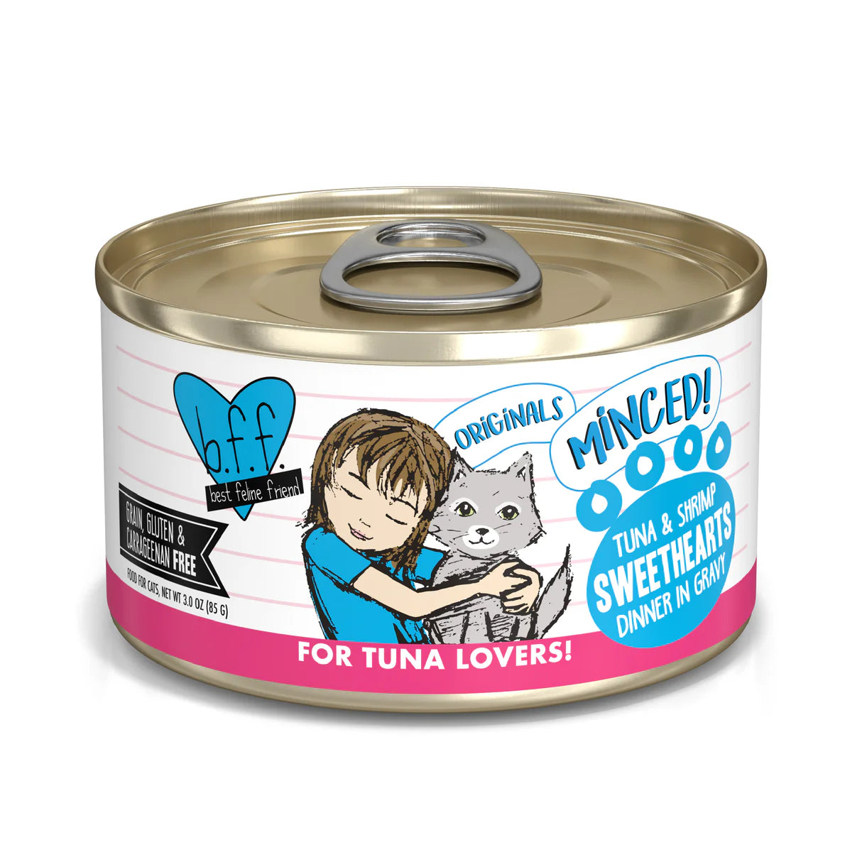 Weruva B.F.F. Tuna & Shrimp Sweethearts Recipe Cat Can