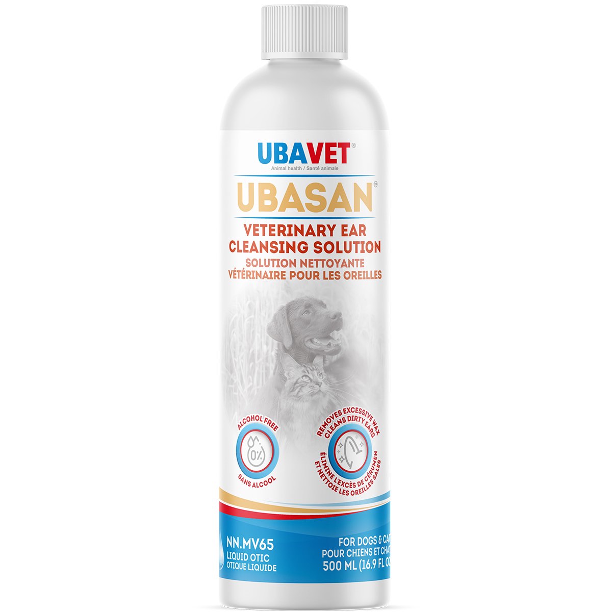 Ubavet Ubasan Ear Cleansing Solution for Dogs and Cats