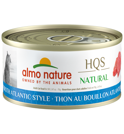 Almo Nature - HQS Natural - Tuna in Broth Atlantic Style Cat Can
