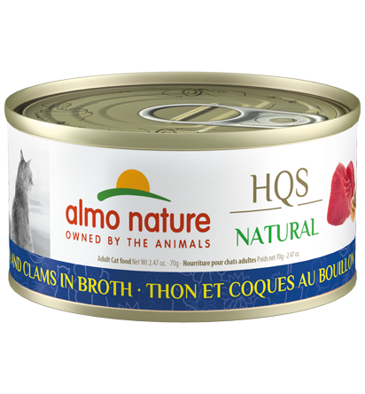 Almo Nature - HQS Natural Tuna & Clam in Broth 70g