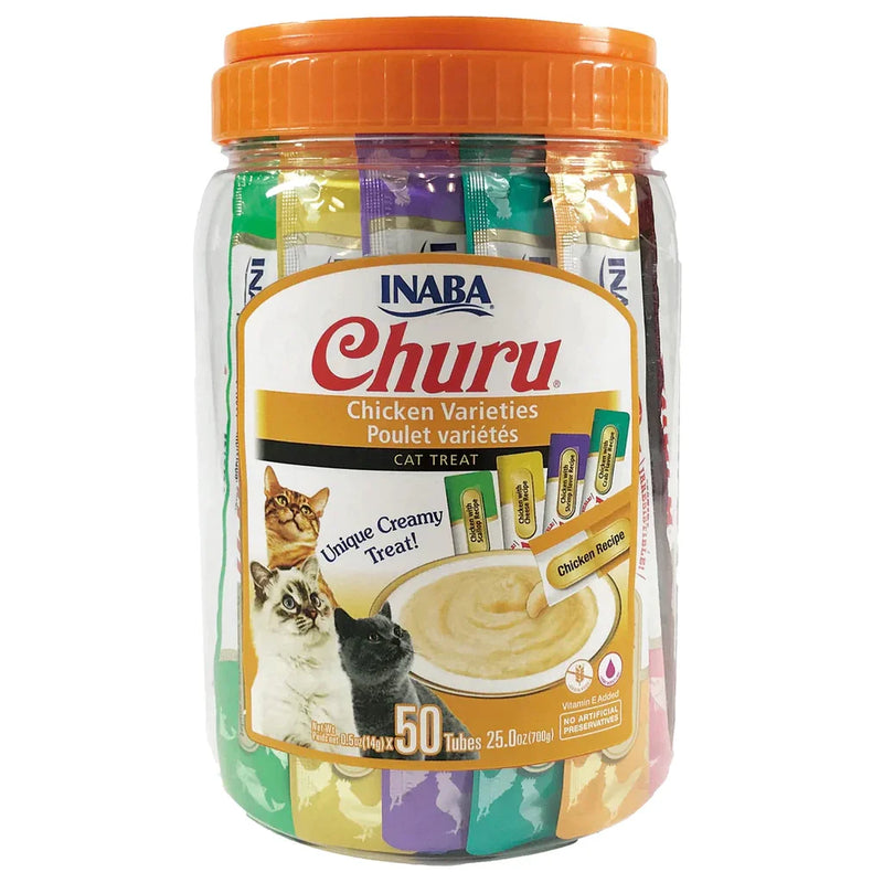 Inaba - Churu Chicken Varieties 50 Tubes