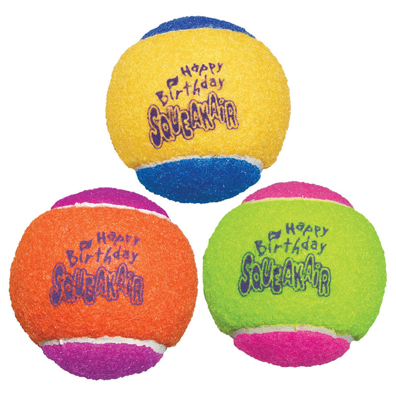 KONG - Medium Birthday Air Squeaker Ball