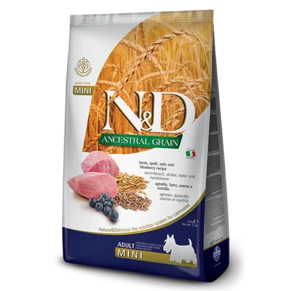 Farmina - Ancestral Grain  - Dog Formula - Lamb & Blueberry Mini
