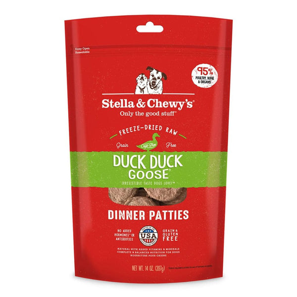 S&C - Duck, Duck, Goose Dinner Patties Freeze-Dried Raw Dog Food