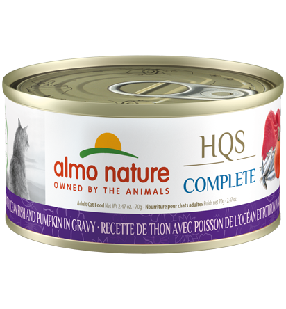 Almo Nature - HQS Complete Tuna w/ Ocean Fish & Pumpkin in Gravy 70g