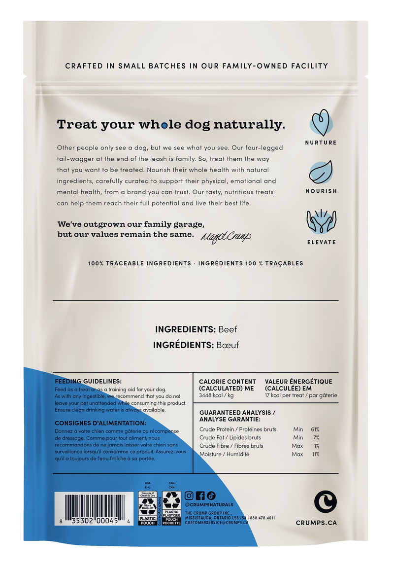 Crumps Beef Tendersticks Dog 138g