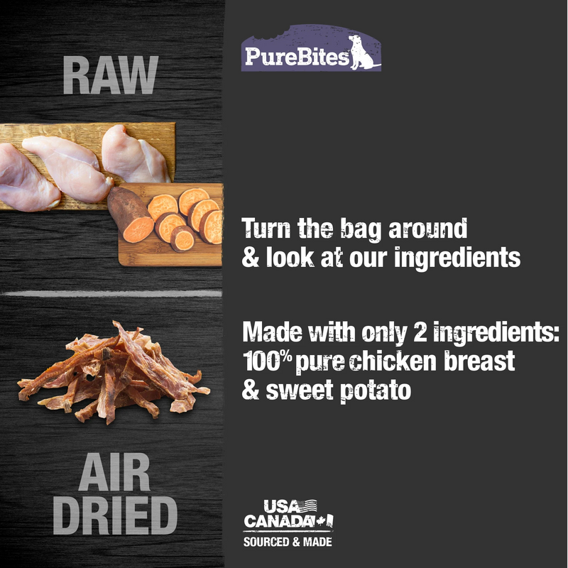 Chicken & Sweet Potato Air Dried Dog Treats