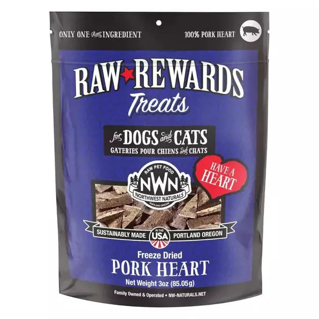 Northwest Naturals Freeze-Dried Treats - Pork Heart 283g by Northwest Naturals