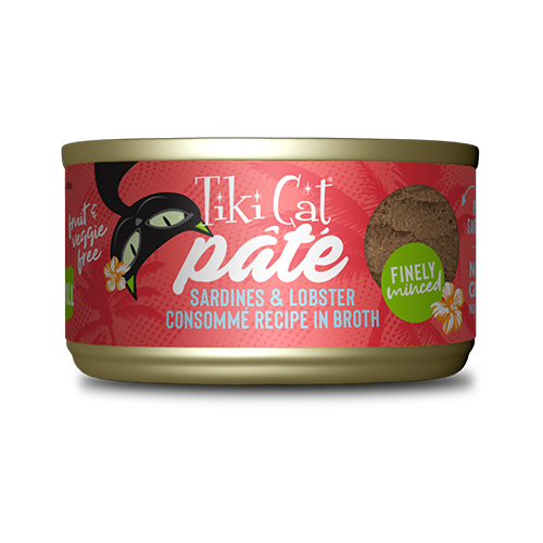 Tiki Cat Grill™ - Pâté de consommé de sardines et de homard