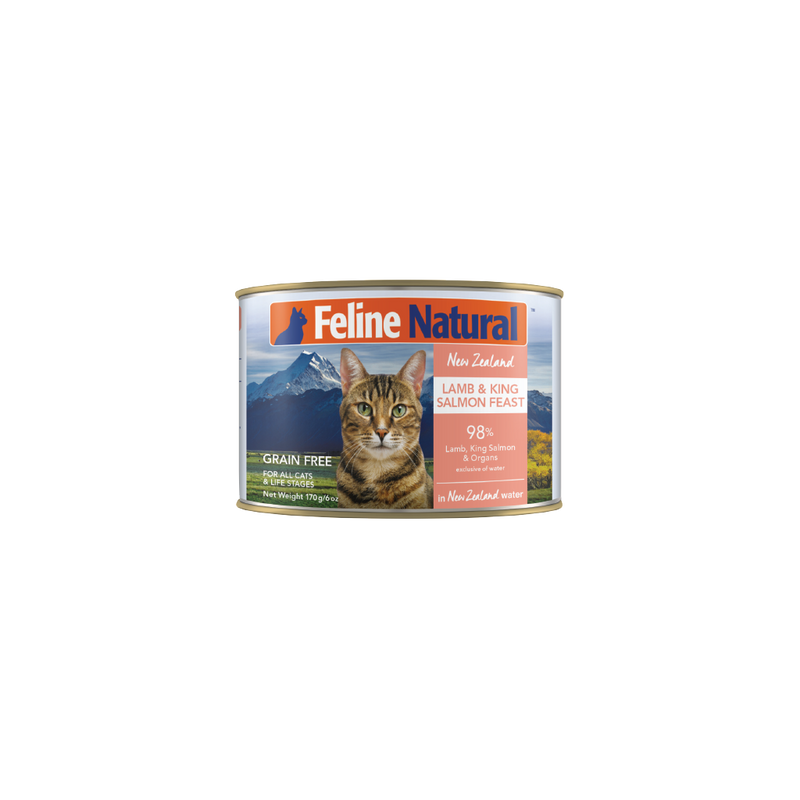 Feline Natural - Lamb & King Salmon Feast Canned Cat Food