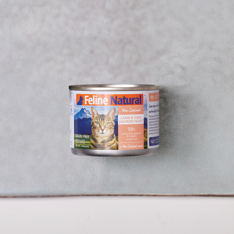 Feline Natural - Lamb & King Salmon Feast Canned Cat Food