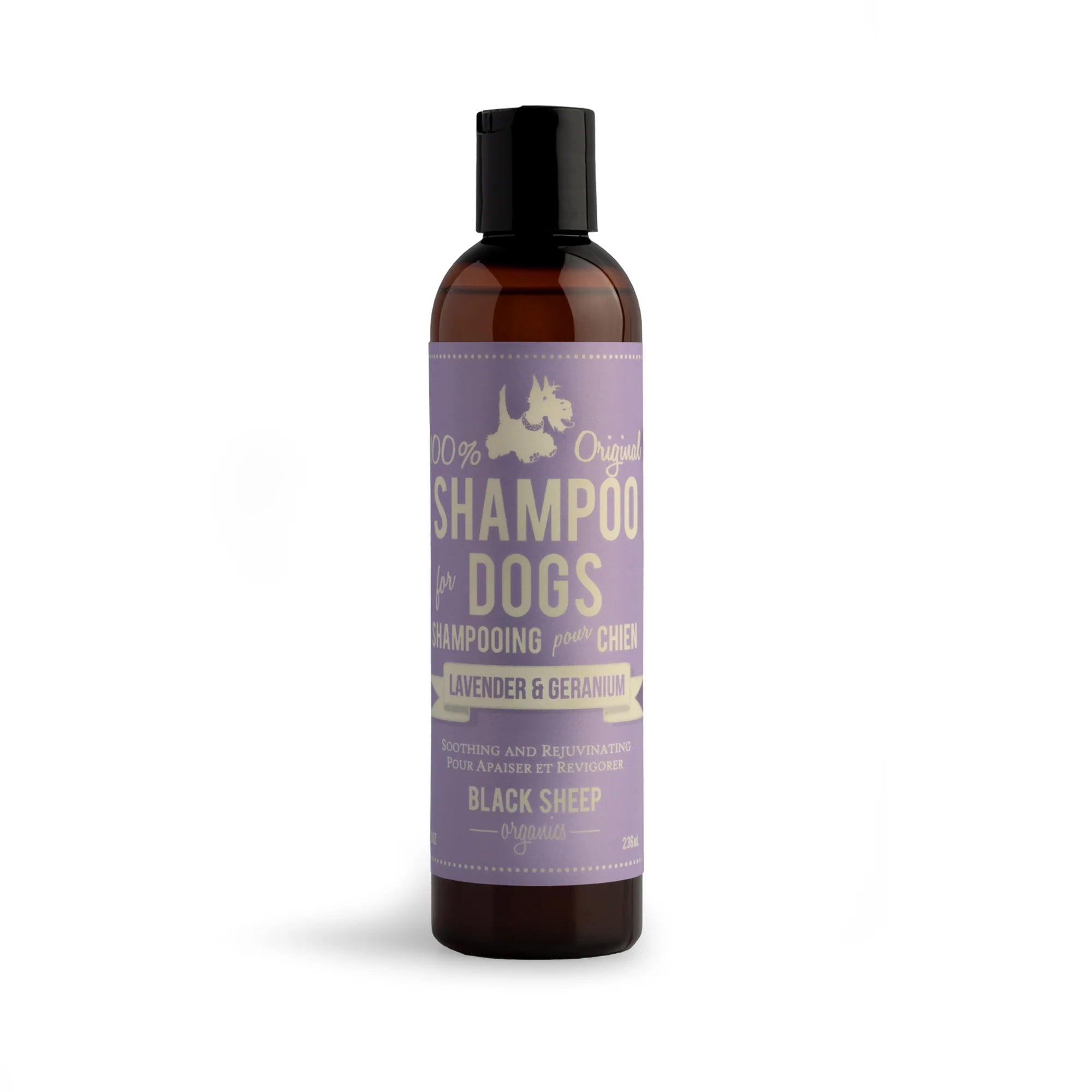 BLACK SHEEP -Lavender & Geranium Organic Dog Shampoo