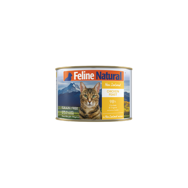 Feline Natural - Chicken Feast Canned Cat Food 6oz