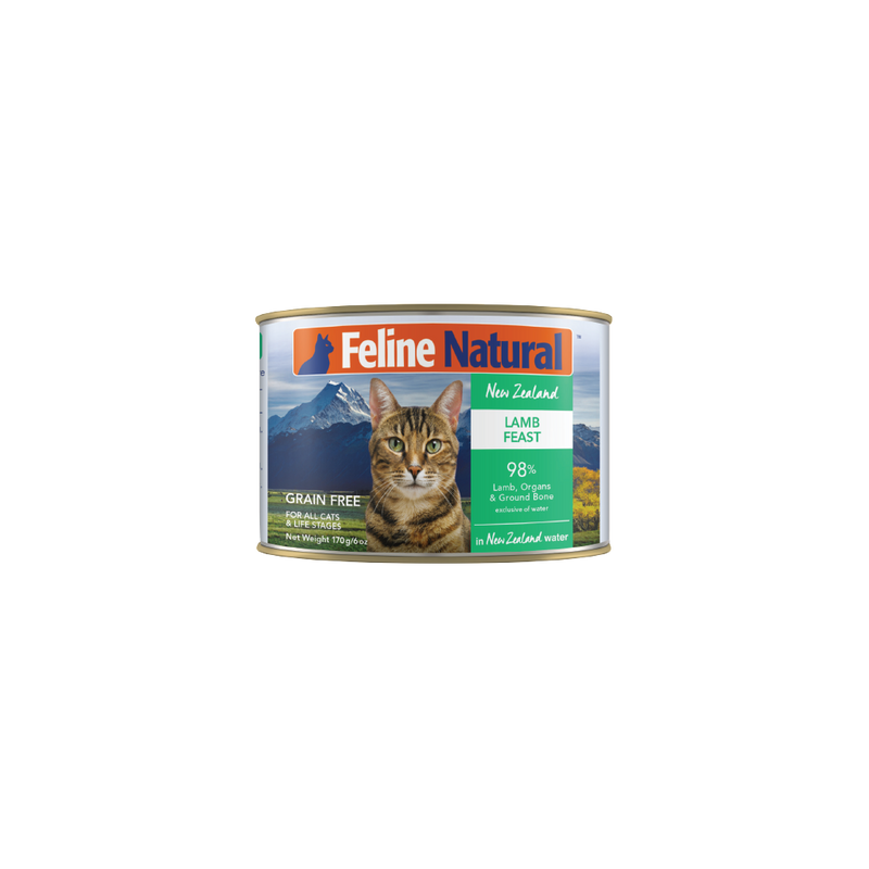 Feline Natural - Lamb Feast Wet Cat Food 6oz