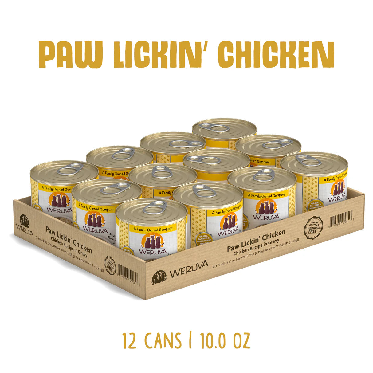 Weruva Classic Cat - Poulet à lécher les pattes avec recette de poulet en sauce (boîte de 3,0 oz)