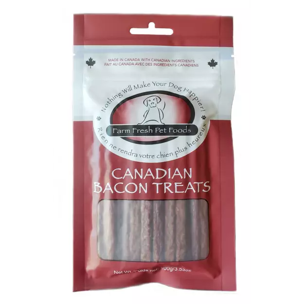 Tilted Barn Pet Co. - Canadian Bacon Treats 100g