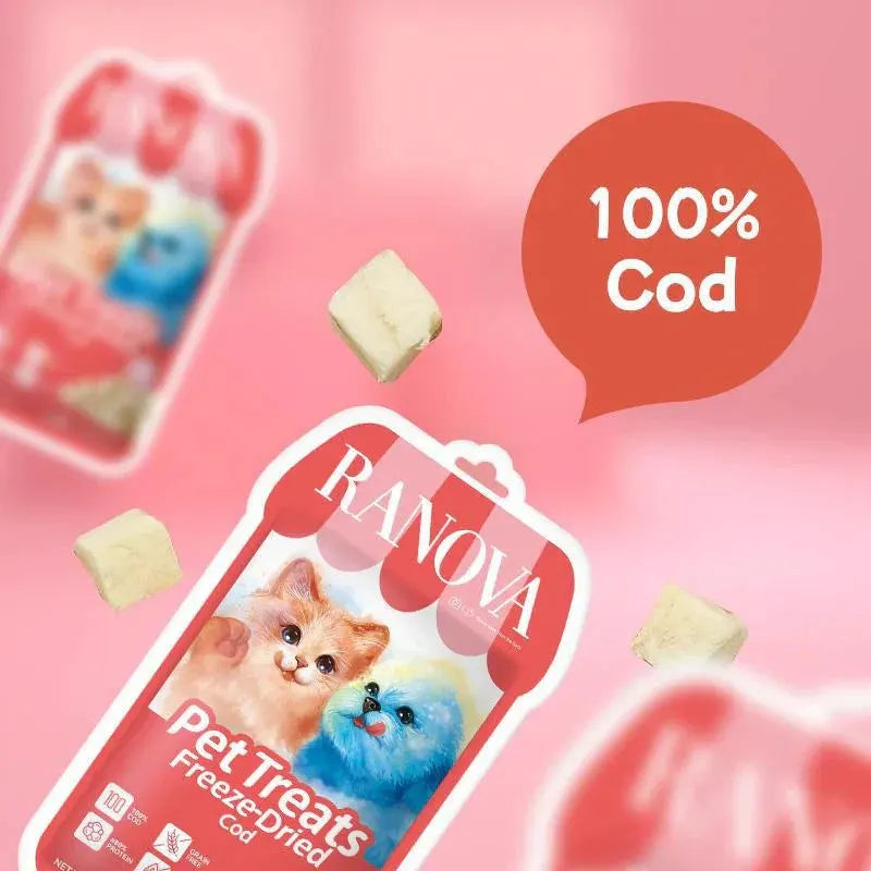 Ranova Freeze-dried Cod For Dogs & Cats by Ranova