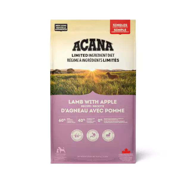 ACANA Singles Lamb + Apple Recipe Dog Dry Food