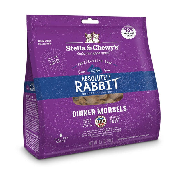 S&C - Absolutely Rabbit Freeze-Dried Raw Dinner Morsels Cat Food