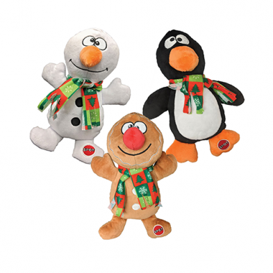 SPOT - Holiday Trio Plush 9" Assorted Dog Toy