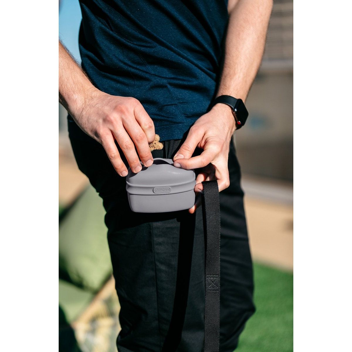 Dexas Popware Silicone Pooch Pouch Dog Treat Holder