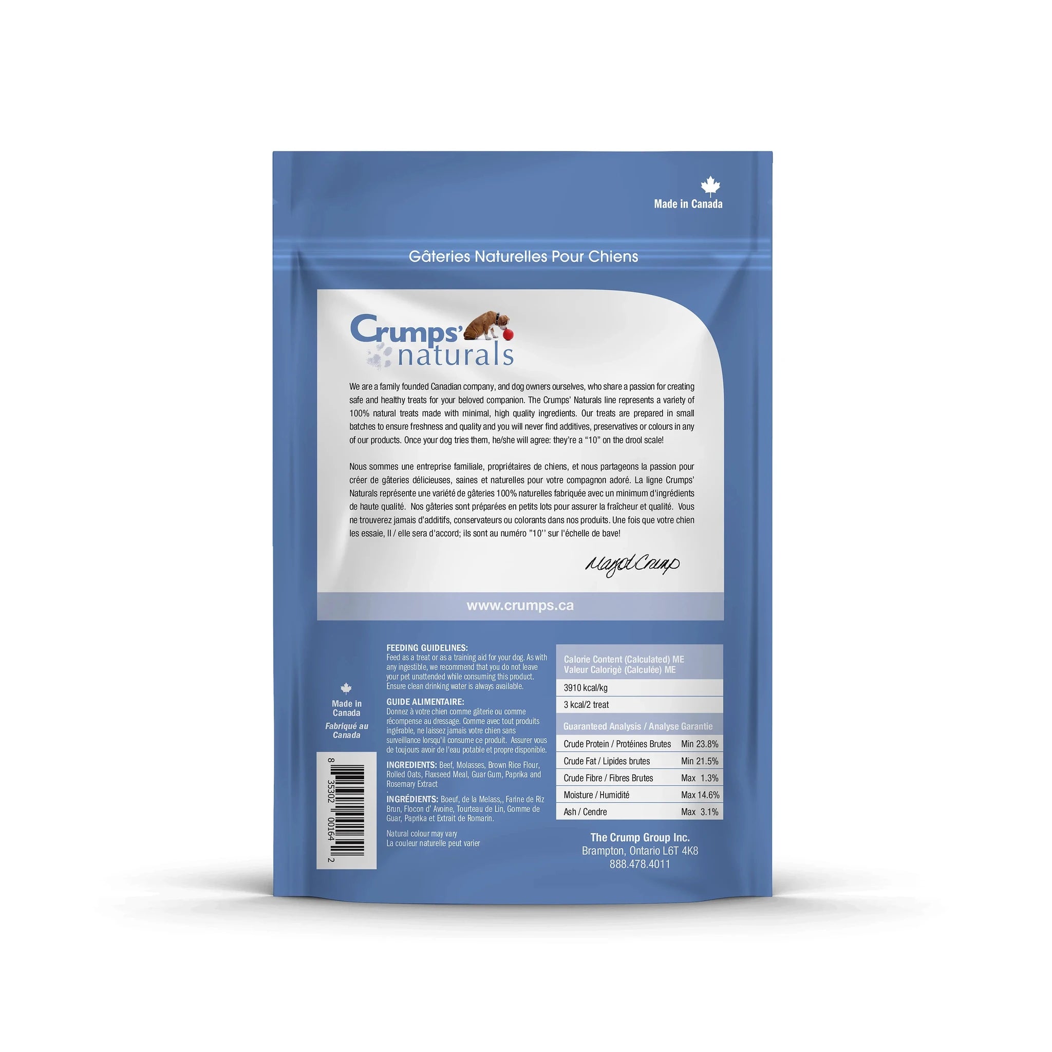 Crumps' Naturals Semi Moist Beef Mini Trainers by Crumps' Naturals