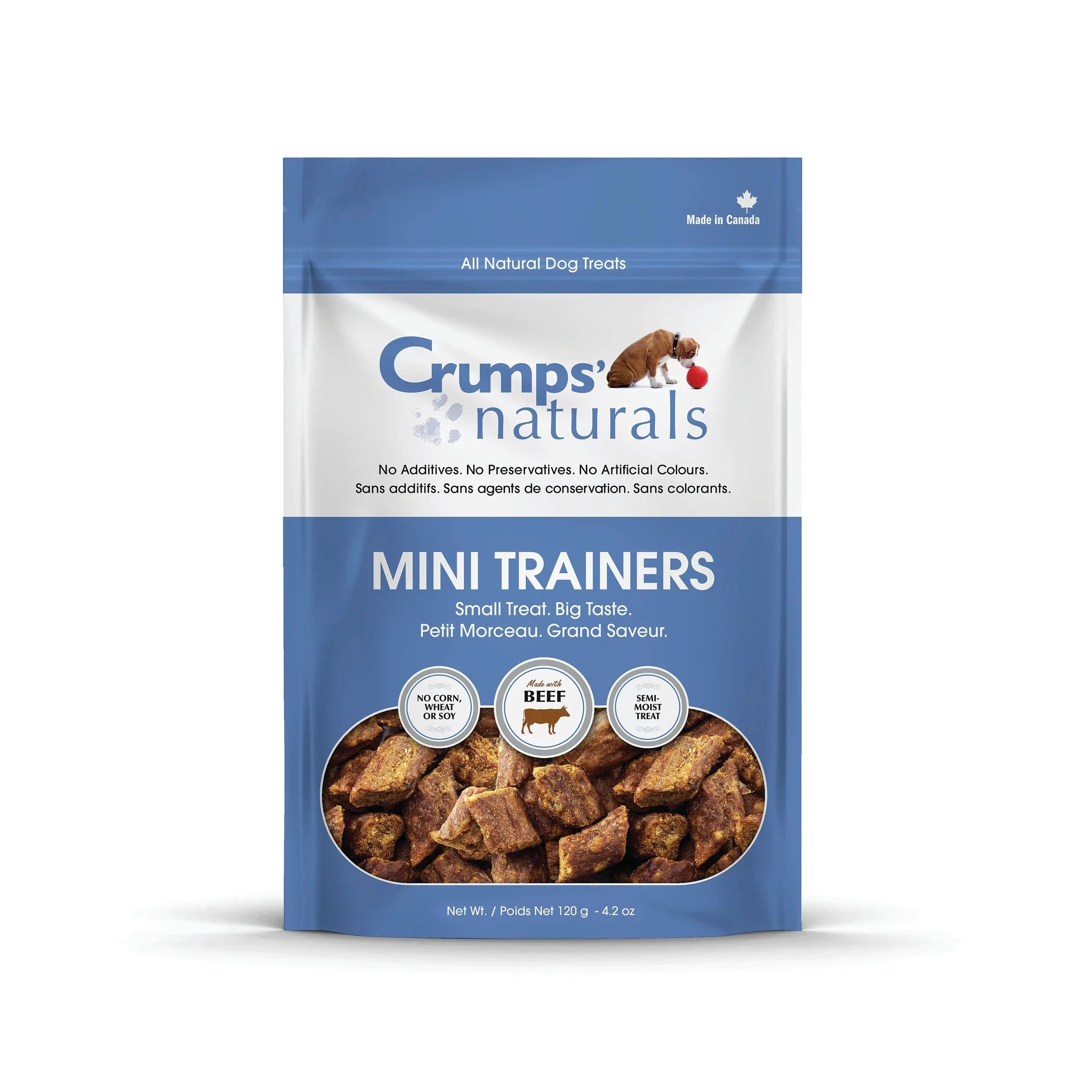 Crumps' Naturals Semi Moist Beef Mini Trainers by Crumps' Naturals