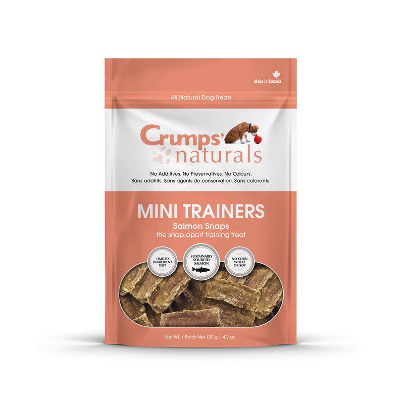 Crumps' Naturals - Salmon Snaps Mini Trainers 250g
