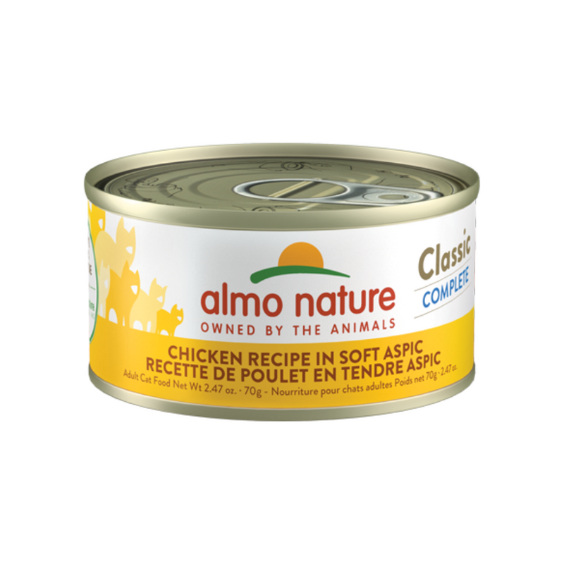Almo Nature - Classic Complete Chicken in Soft Aspic Cat Can 70g