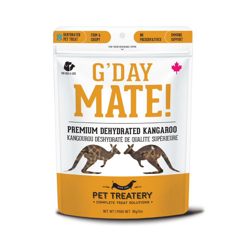 Granville G'Day Mate! Premium Dehydrated Kangaroo Treats for Cats and Dog 85g