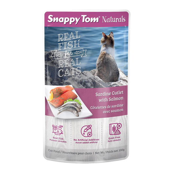 Snappy Tom - Naturals Sardine Cutlet with Salmon