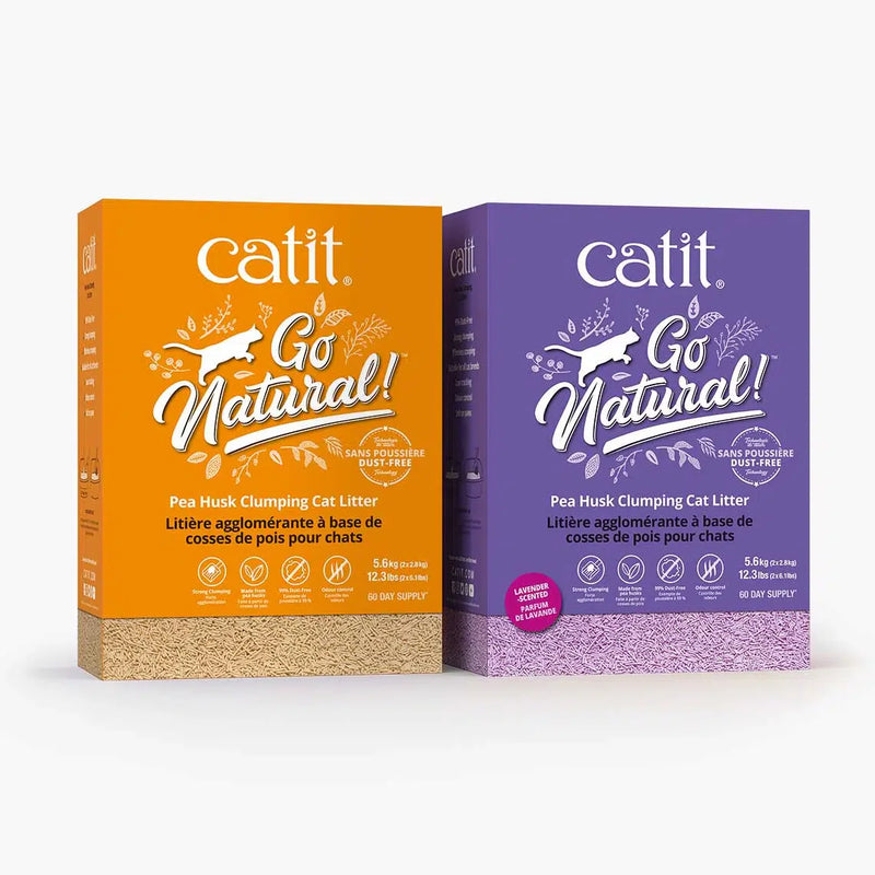 Catit Go Natural! - Pea Husk Clumping Cat Litter - 14 L box