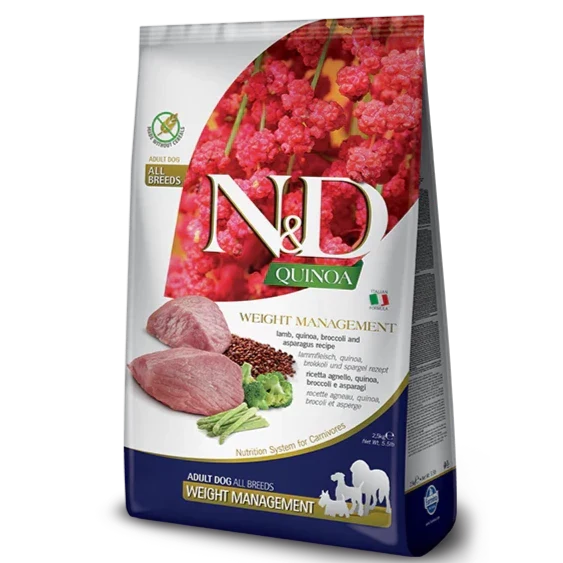 Farmina - Quinoa- Dog Formula - Weight Management Lamb & Quinoa
