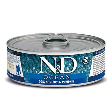 Farmina - Wet Cat Food - Ocean - Cod, Shrimp & Pumpkin Kitten - 2.8oz