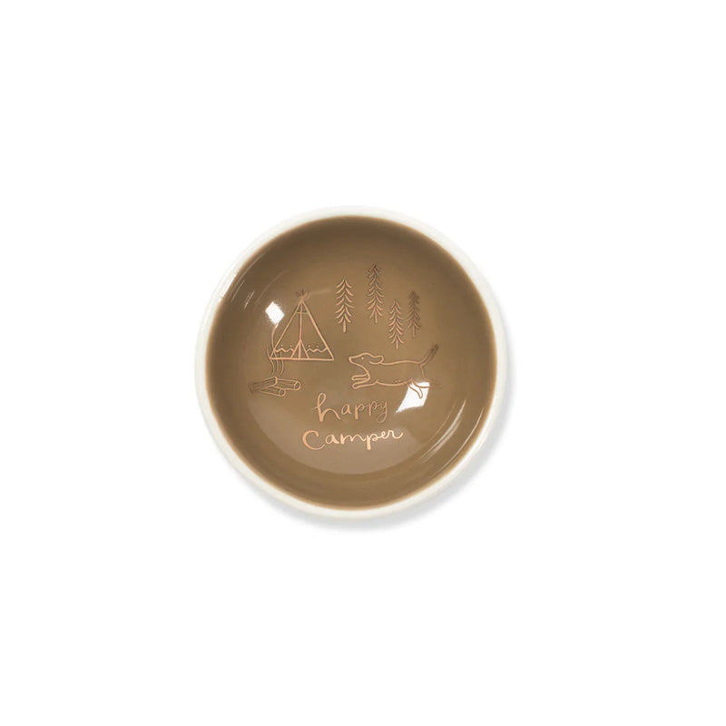 Fringe Studio - Trinket Dish Dog Happy Camper