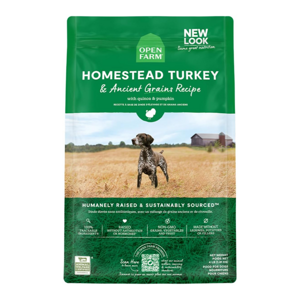 Open Farm - Homestead Turkey & Ancient Grains Dry Dog Food