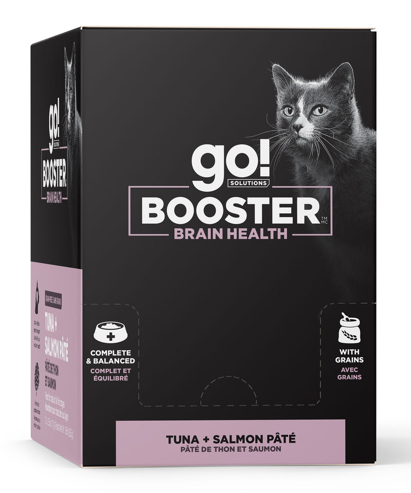 Go Booster Brain Health Tuna And Salmon Pate Cat 2.5oz