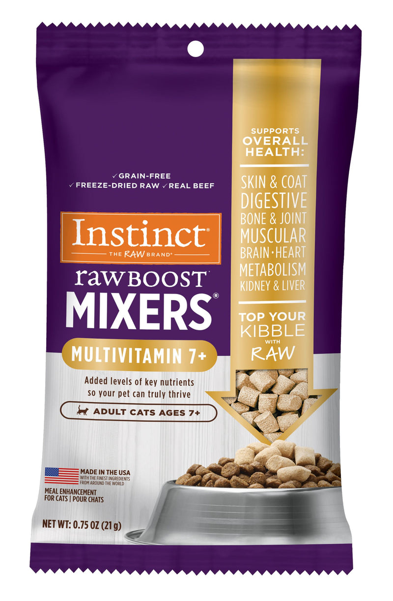 Instinct Raw Boost Mixers Grain Free Multivitamin Topper 7+ Adult Cat