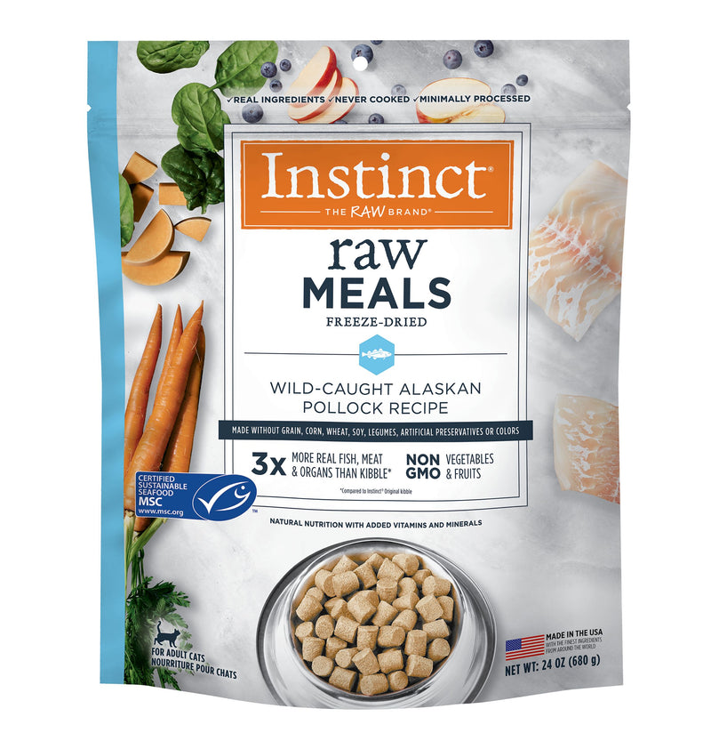 Instinct - Raw Freeze Dried Meals Pollock Cat