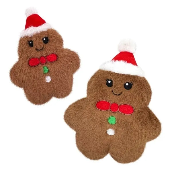 KONG Holiday Dog Toy - Snuzzle Gingerbread XS