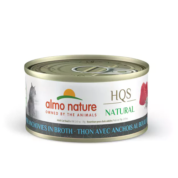 Almo Nature - Natural - Tuna w/ Anchovies in Broth Cat Can