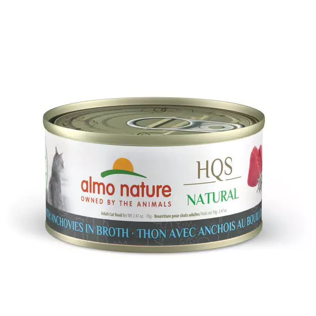 Almo Nature - Natural - Tuna w/ Anchovies in Broth Cat Can