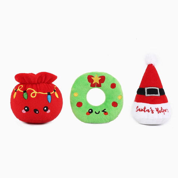 Hugsmart Fuzzy Friends Happy Woofmas - Holiday Special 3pk