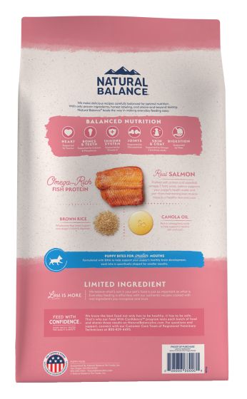 Natural Balance - Salmon & Brown Rice Puppy Recipe