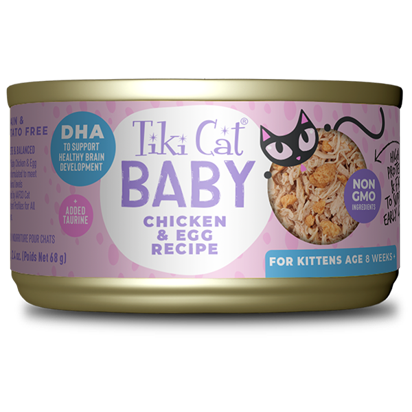 Tiki Cat - Baby - Whole Foods with Chicken & Egg Recipe